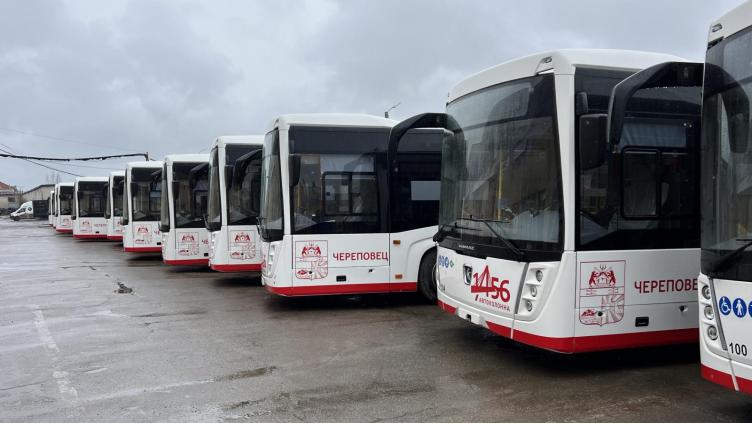 На улицы Череповца выйдут 34 новых автобуса