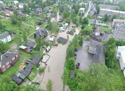 Организовано оказание поддержки семьям, пострадавшим от потопа в Вытегре