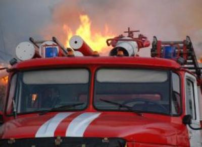 Пожар на улице Конева в Вологде