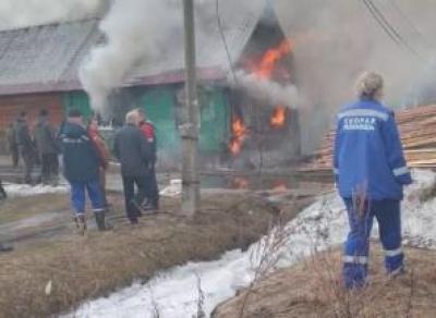 Во время пожара в Устюжне погиб ребёнок