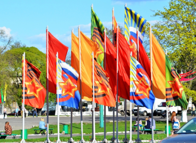 Ко Дню Победы Вологду украсят более 220 флагов