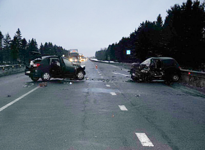 Три автомобиля столкнулись в Вологодском районе: есть пострадавшие