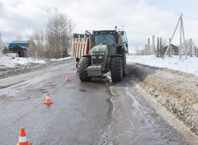 В Вологодском районе трактор сбил пожилую женщину  