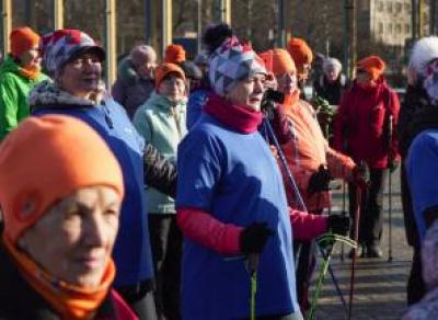 Соревнования по скандинавской ходьбе прошли в Череповце