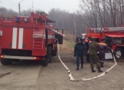  В Вологодской области загорелось здание лесхоза