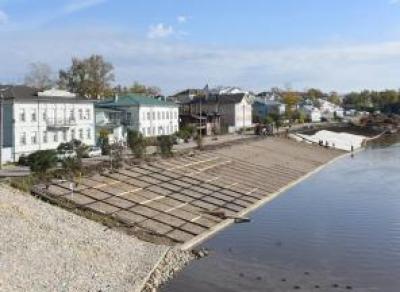 В Вологде ремонт набережной закончат в следующем году