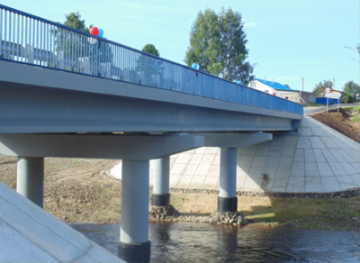 В Тарногском районе построили новый мост через Кокшеньгу