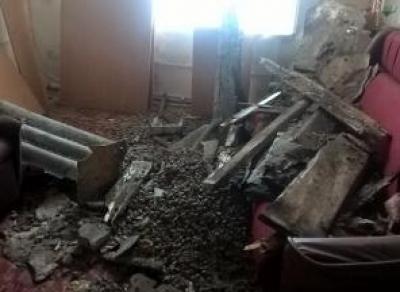 В Вологде обвалилась крыша жилого дома
