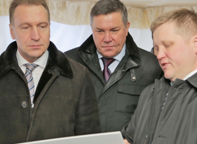 Череповец посетил первый вице-премьер Игорь Шувалов