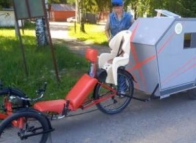 Вологжанин создал велосипед для путешествий