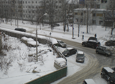 В Вологде коммунальщики борются с последствиями снегопада