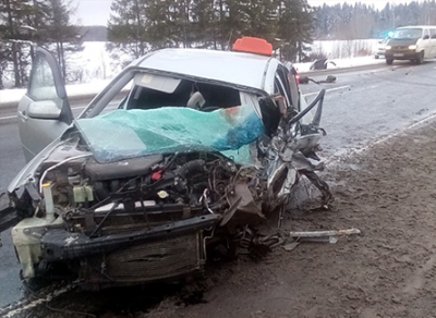 В тройной аварии в Вологодском районе погиб 24-летний молодой человек