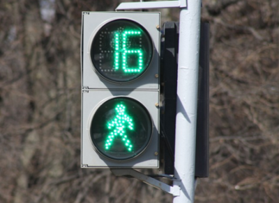 В Череповце неизвестные украли пешеходный светофор