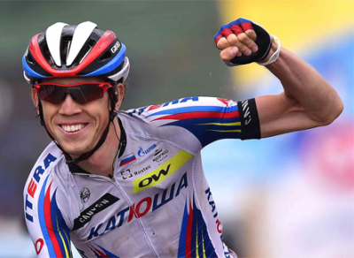 Велогонщик из России впервые за несколько лет выиграл этап «Тур де Франс»