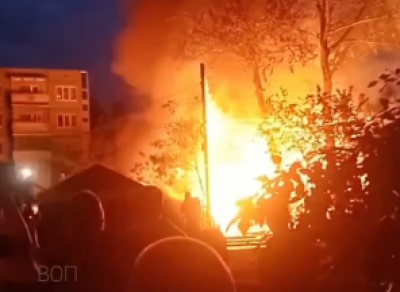 В Вологде сгорело два дома