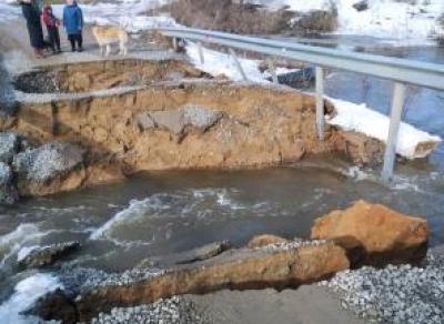 Под Вологдой уничтожен мост через Шограш