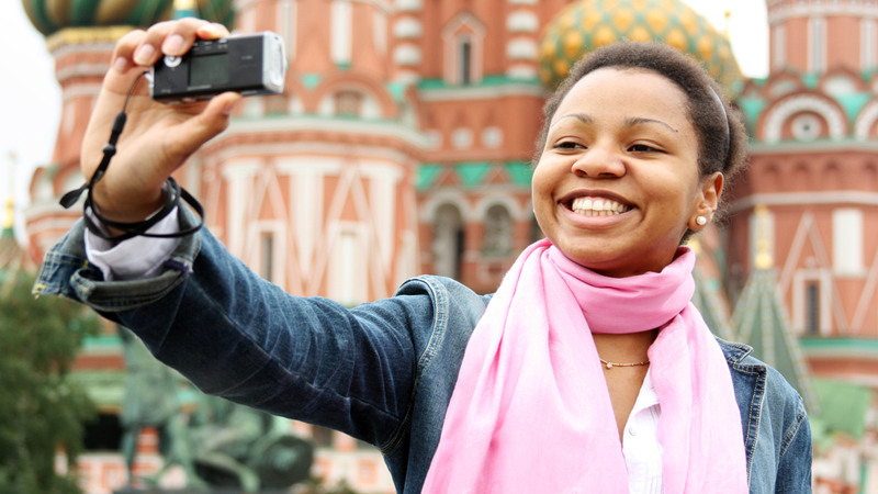В России стало меньше иностранных туристов