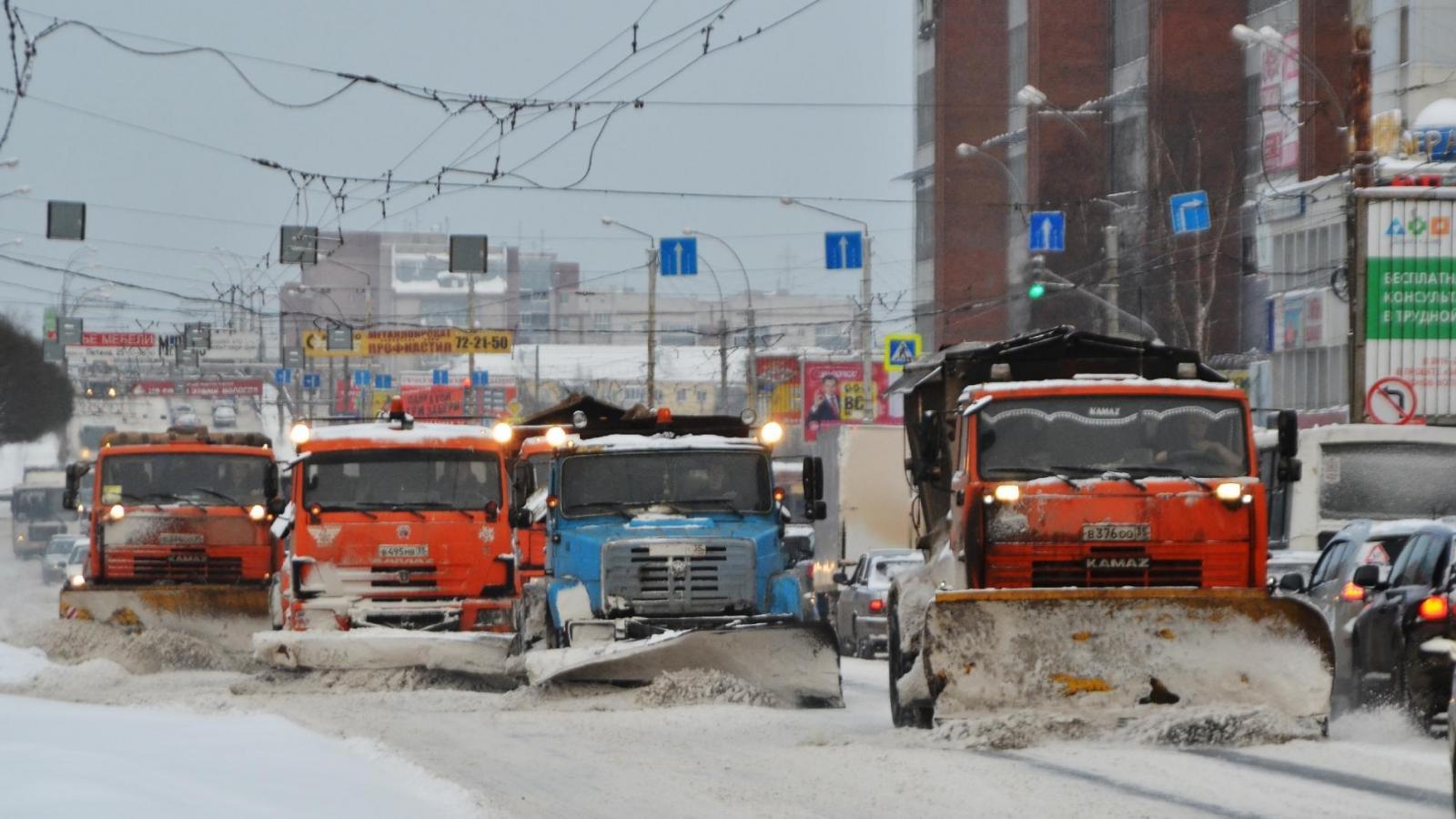 На уборку снега в Вологде и Череповце выделят 250 млн 