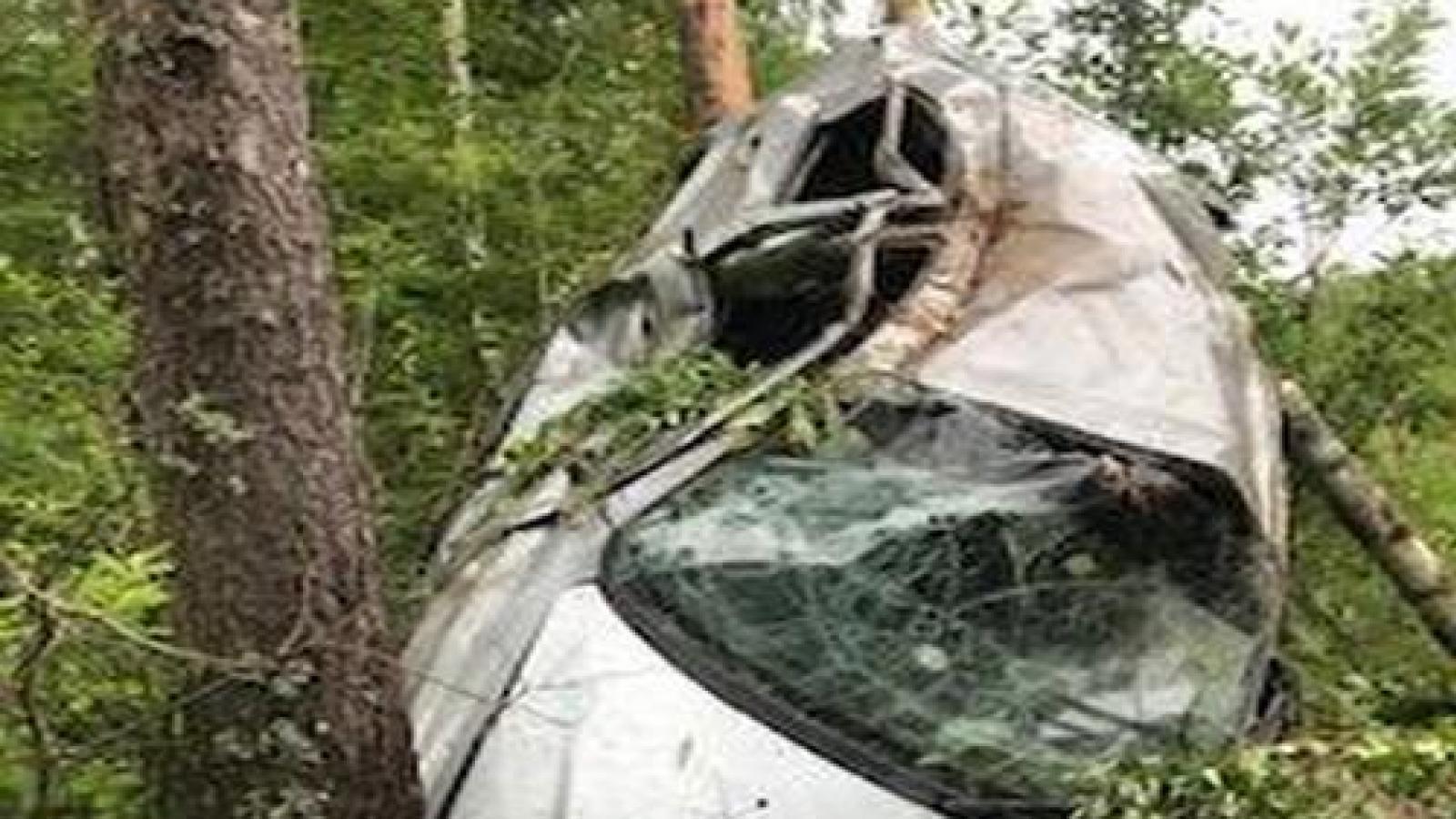 Водитель погиб, разбившись о дерево
