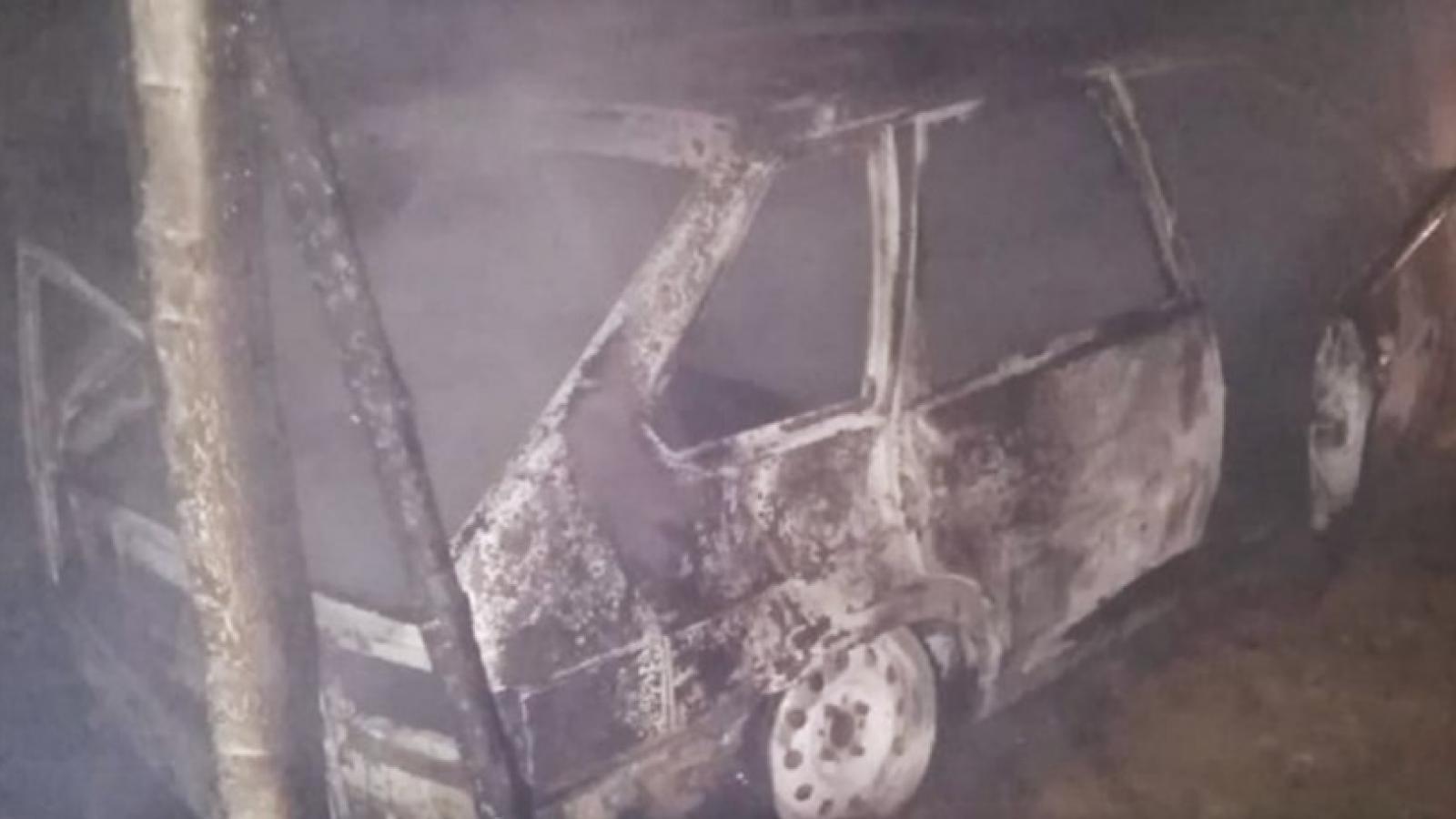 Молодой водитель сгорел в машине