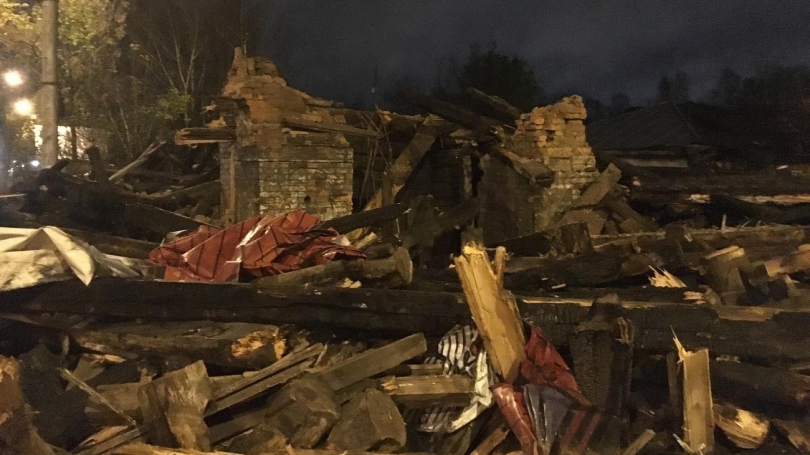 В Вологде ночью разрушили дом купца Назарова