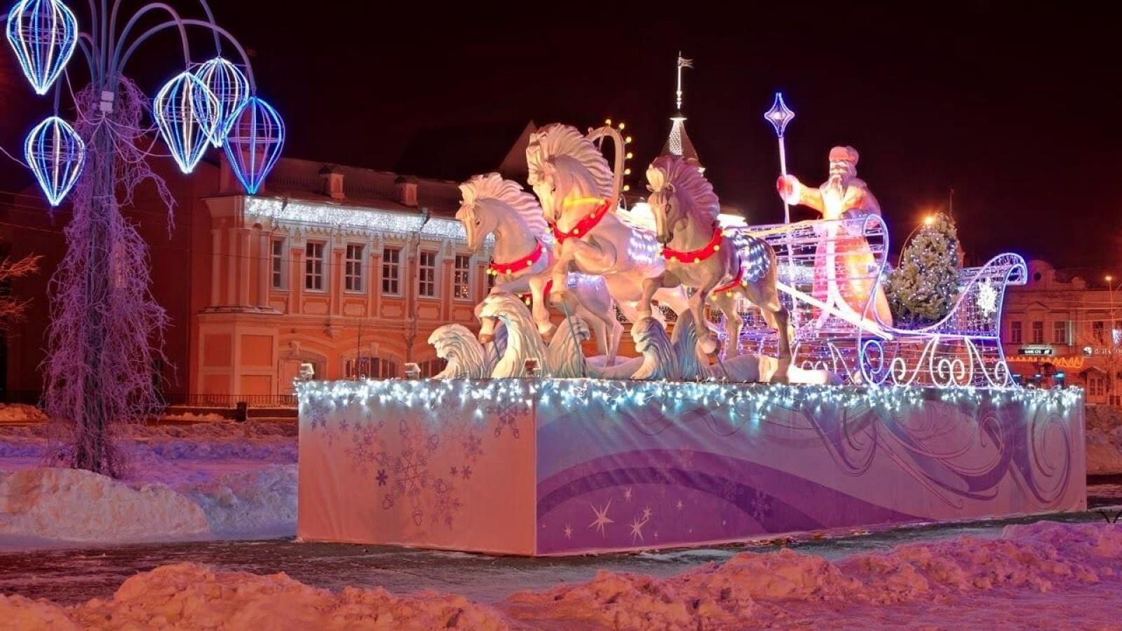 Вологда вошла в десятку желанных городов для встречи Нового года