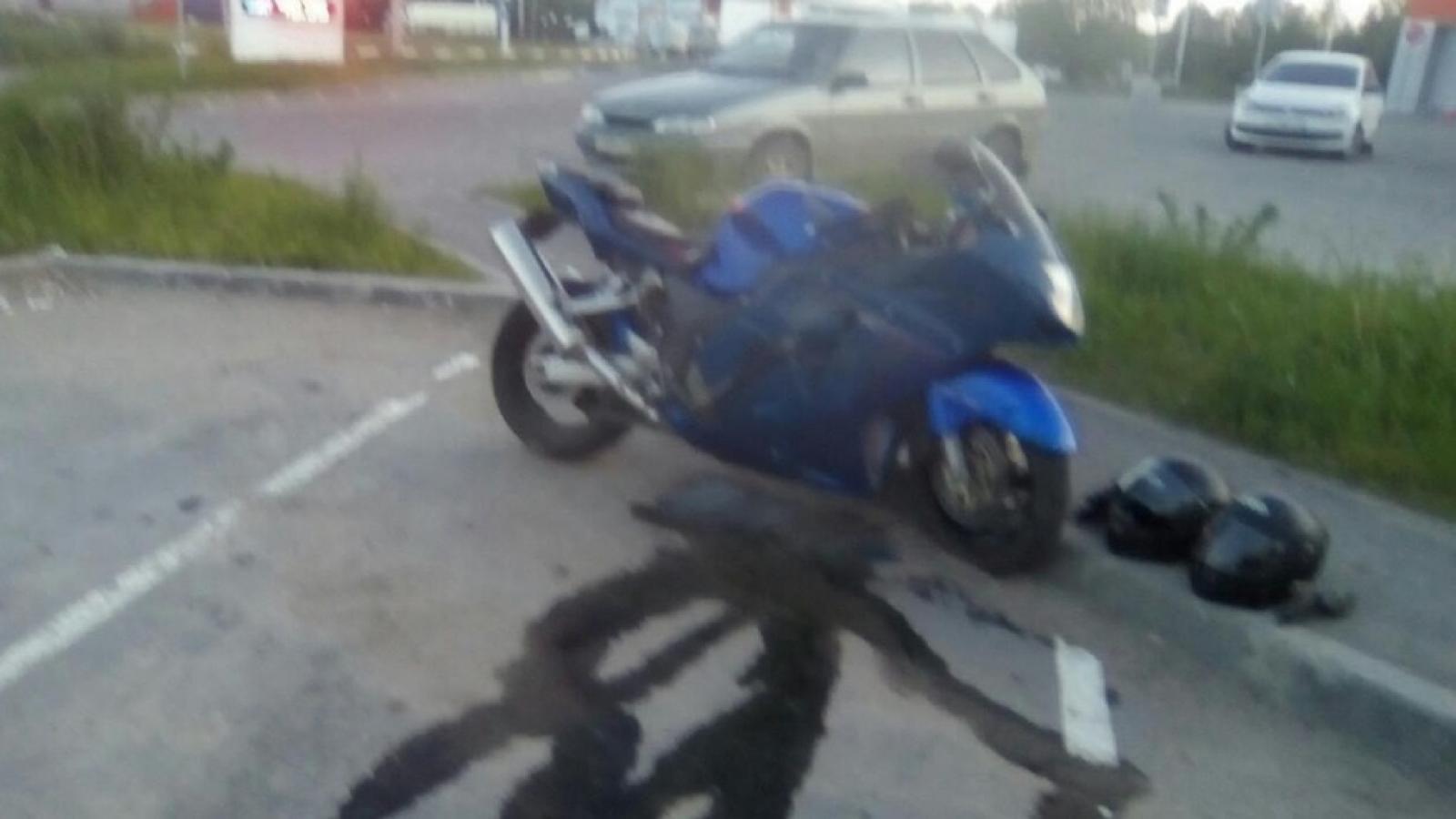На ул. Конева сбили мотоциклиста