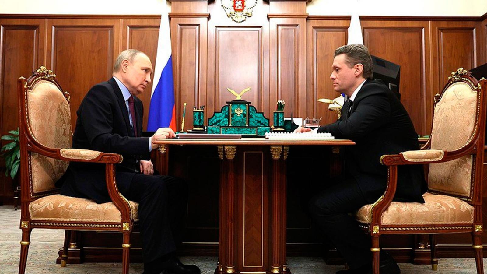 Владимир Путин провёл встречу с Георгием Филимоновым 