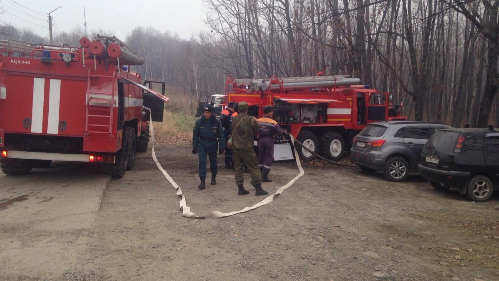  В Вологодской области загорелось здание лесхоза