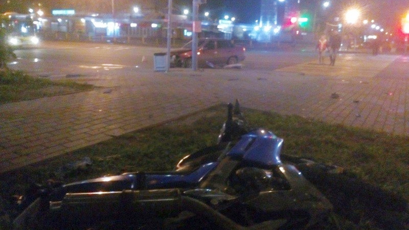 Мотоциклист пострадал в аварии в Череповце