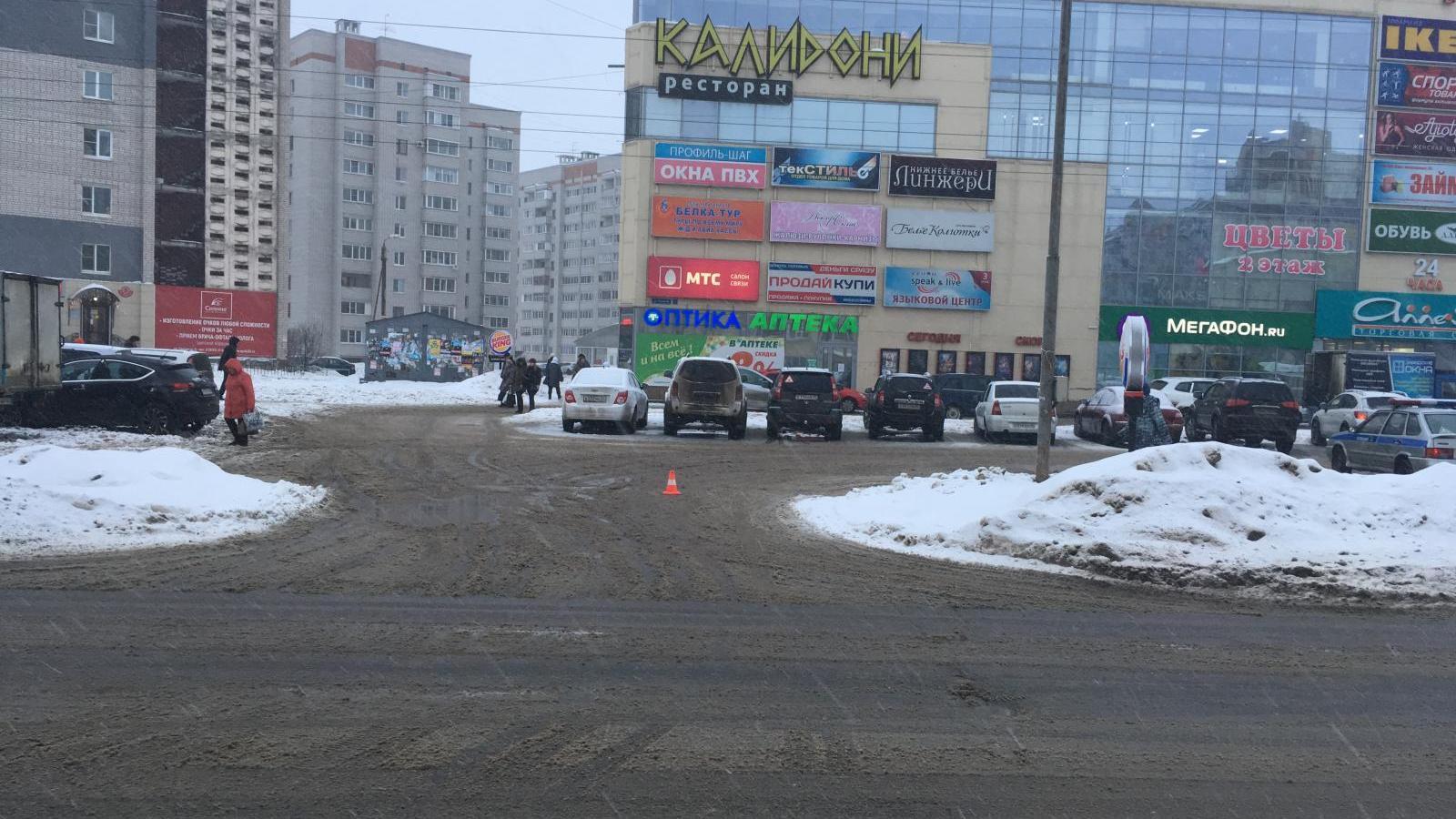 В Вологде сбили двух пешеходов
