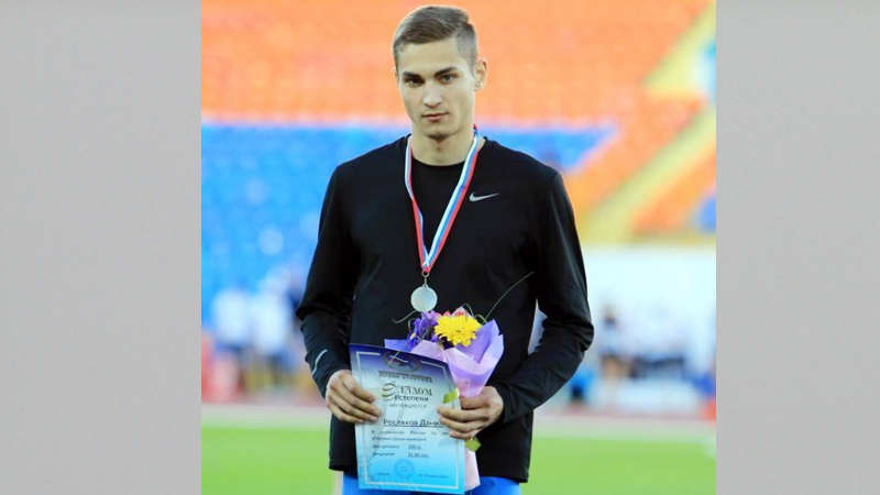Вологжанин Даниил Росляков завоевал золотую медаль на первенстве России по легкой атлетике среди юниоров
