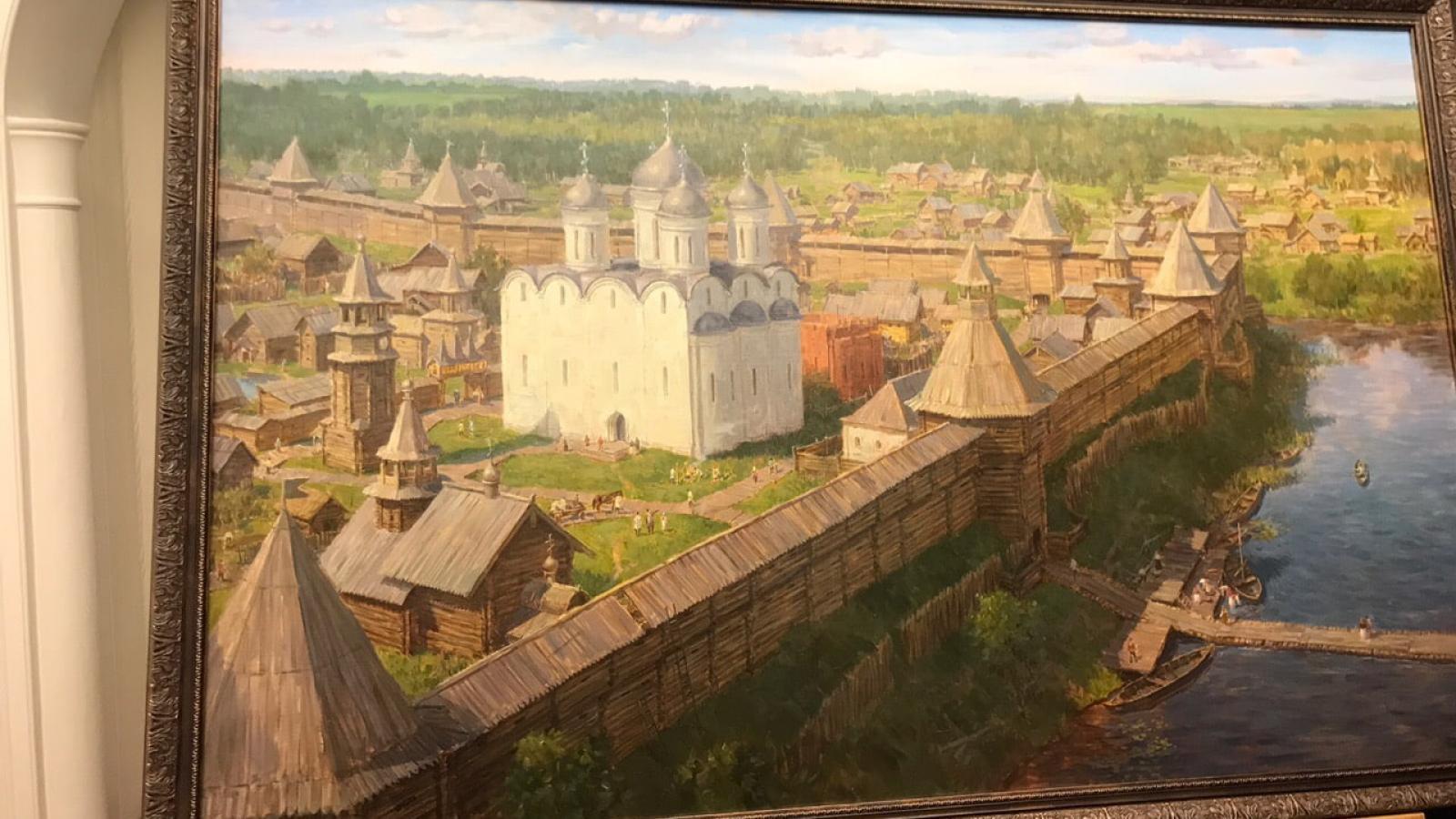 Художник показал, как выглядела Вологда в 1640-е годы