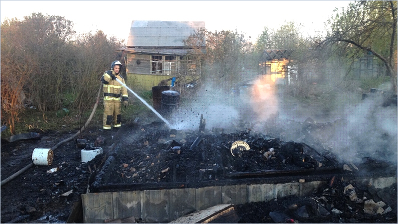 В Череповце в сгоревшем дачном доме нашли тела трех человек