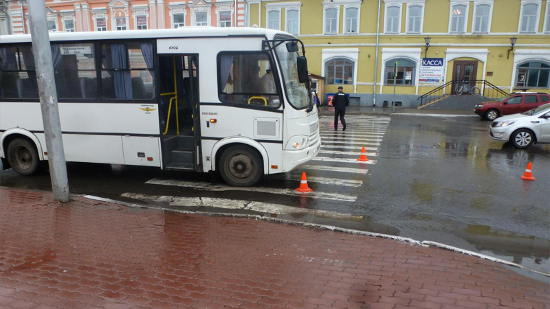 В Вологде пассажирский автобус сбил пешехода