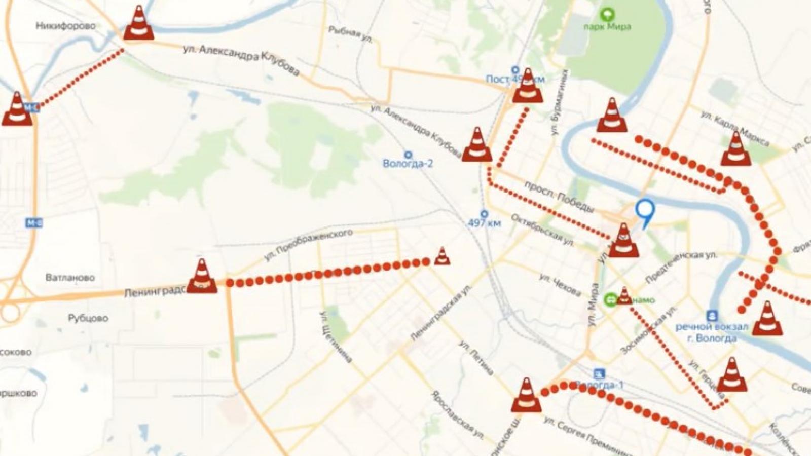 В Вологде отремонтируют 15 км дорог