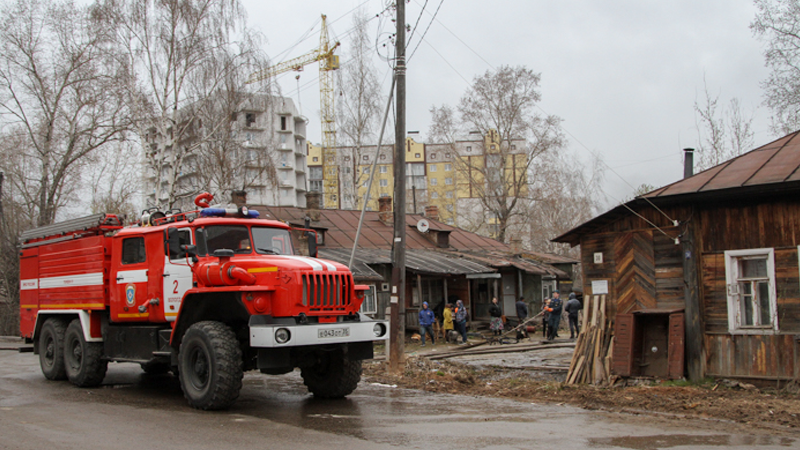 В Вологде в пожаре на улице Череповецкой погибли два человека