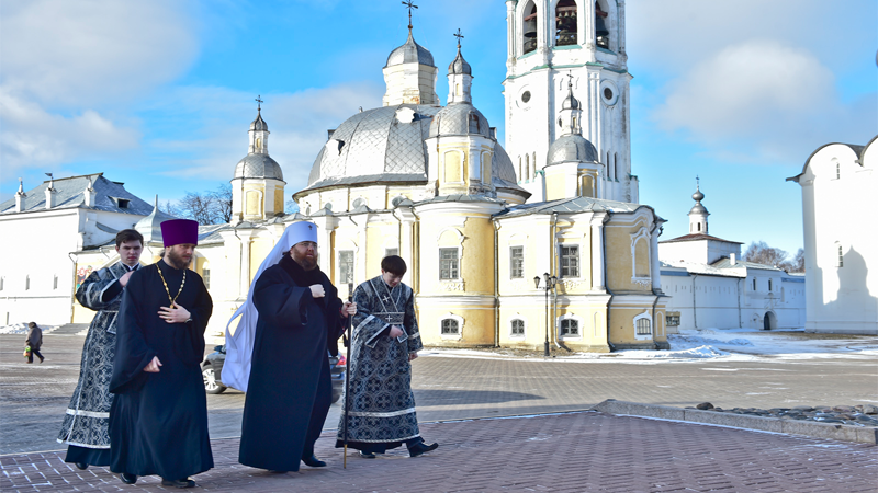 В Воскресенском кафедральном соборе Вологды пройдет рождественское богослужение