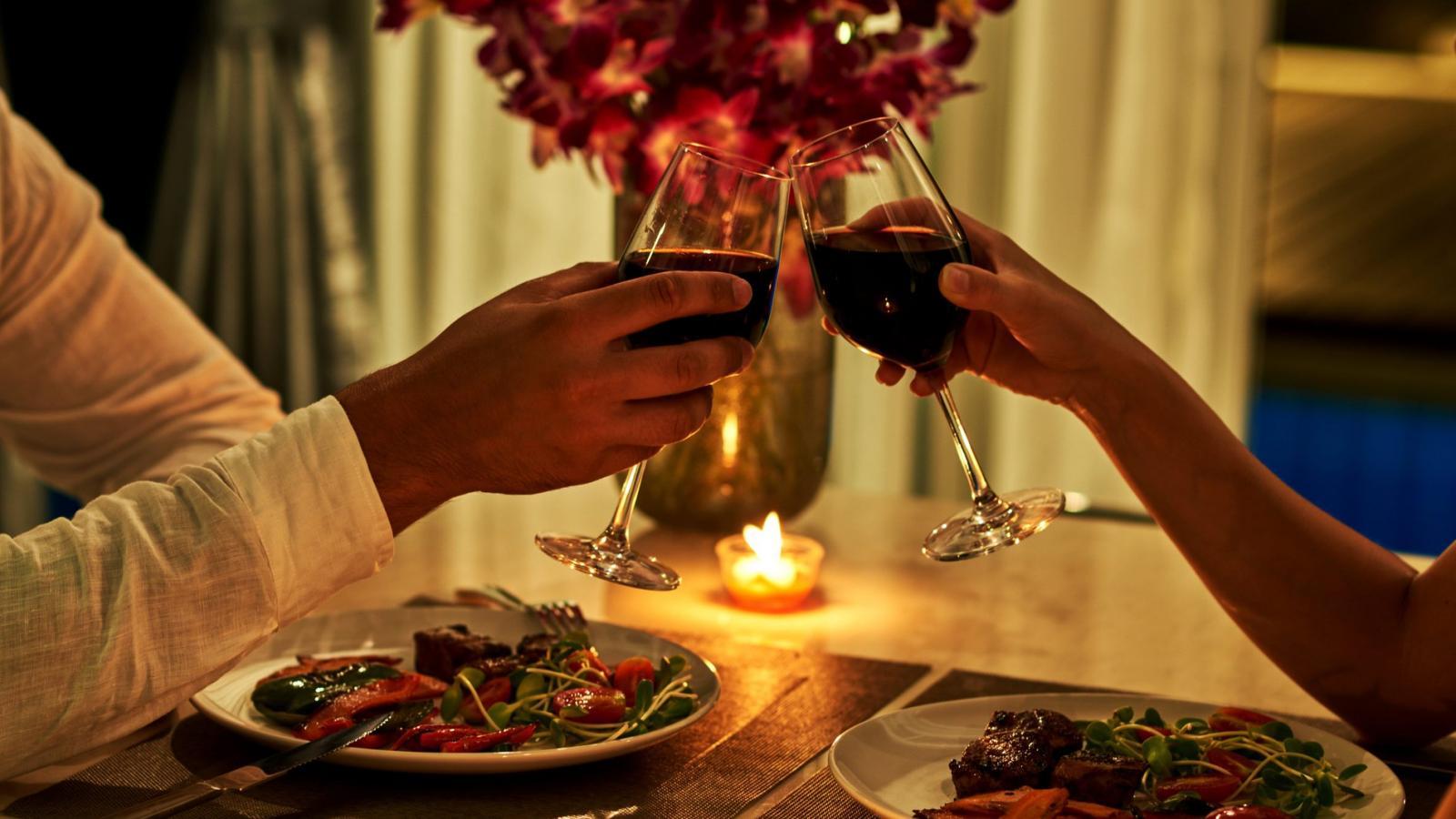 Романтика ужин при свечах