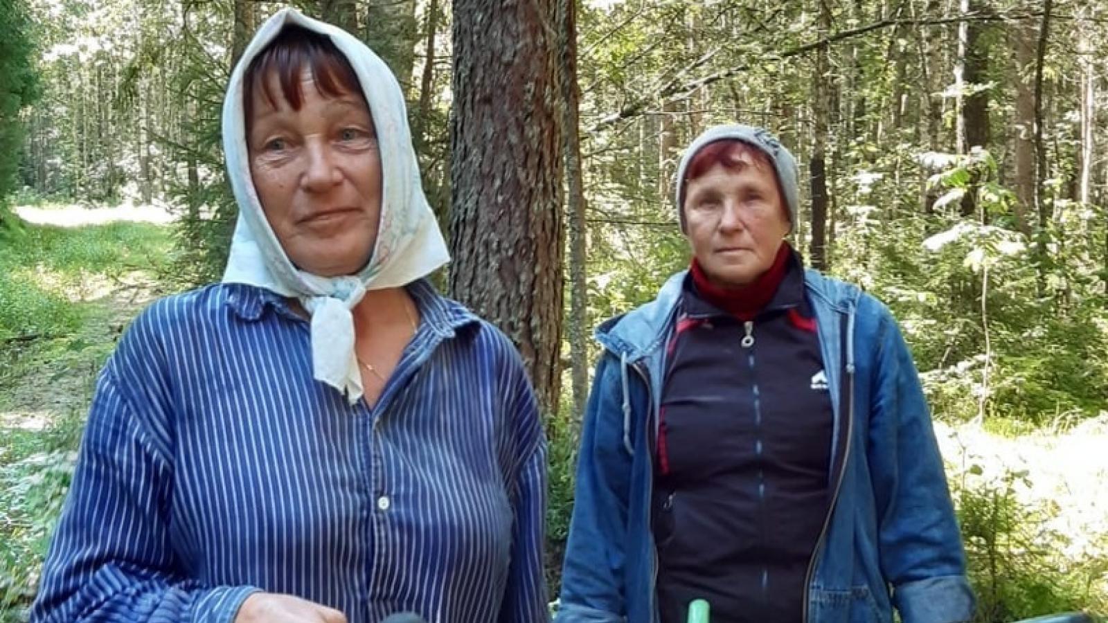 Женщины спасли заблудившуюся пенсионерку