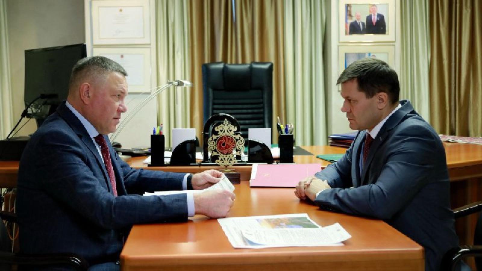 Мэр Вологды и губернатор обсудили планы на 5 лет