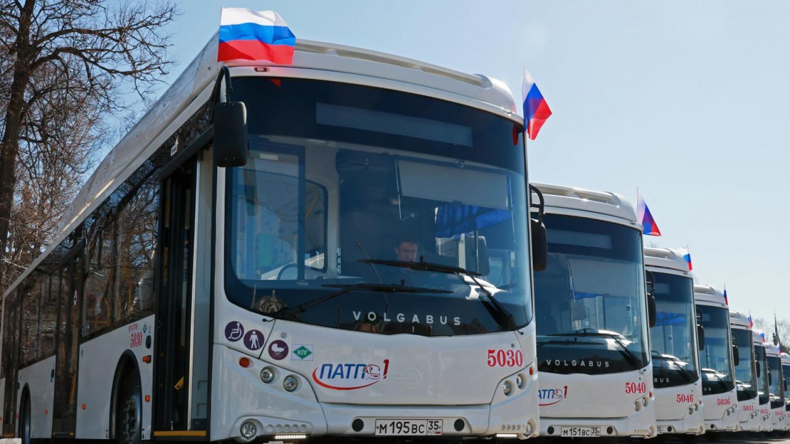 19 новых автобусов вышло на улицы Вологды