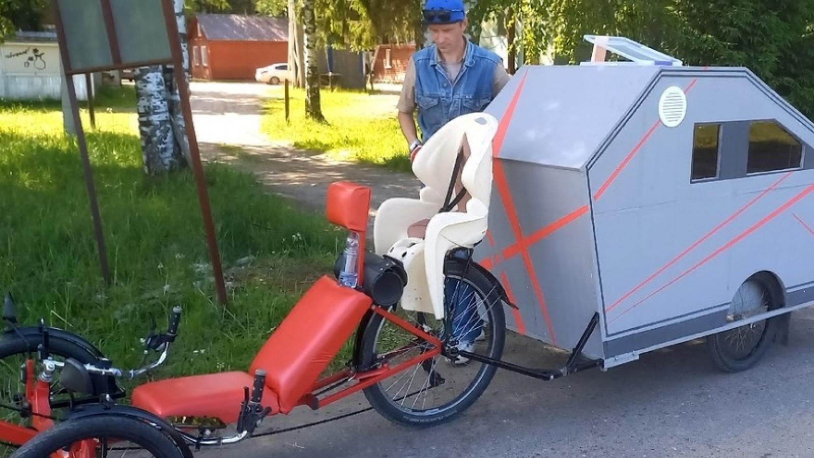 Вологжанин создал велосипед для путешествий