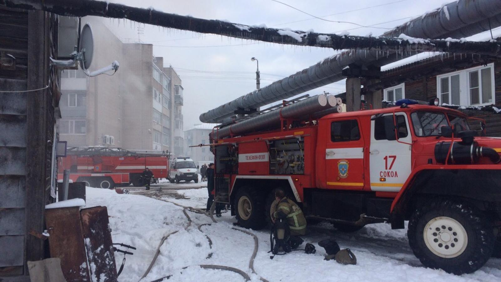 Пожар в Соколе: погибла женщина
