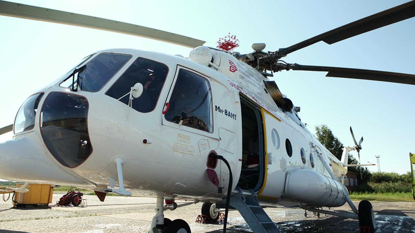 Со 2 августа новый вертолет санавииации будет использоваться для спасения жизней вологжан