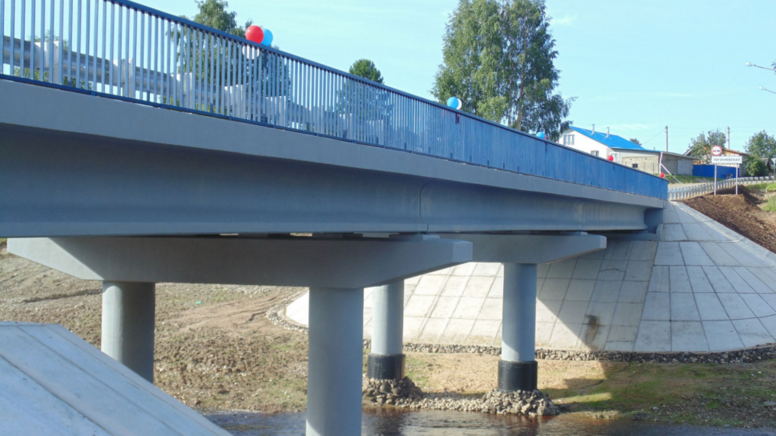 В Тарногском районе построили новый мост через Кокшеньгу