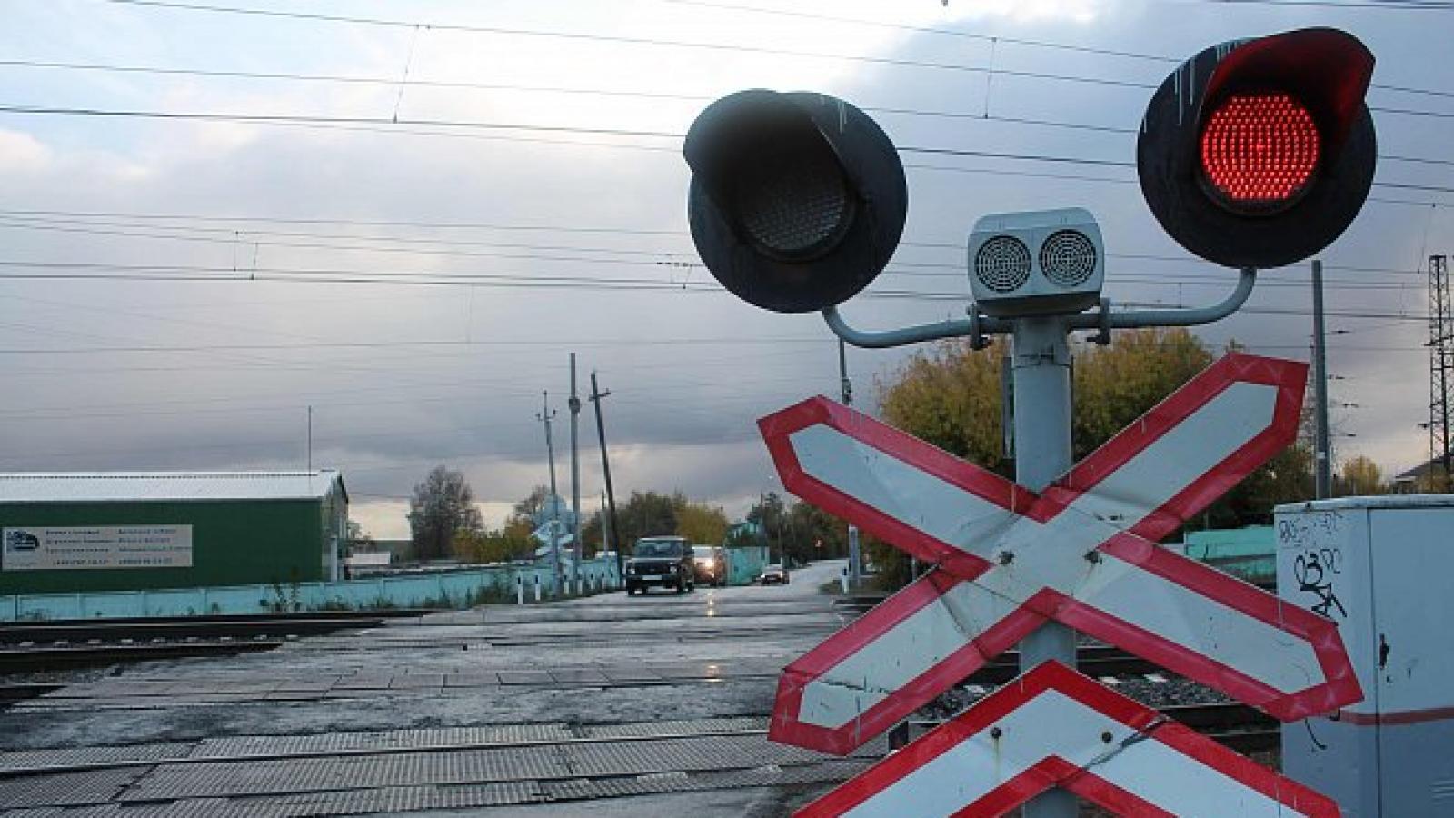 В Вологде на ночь закроют железнодорожный переезд