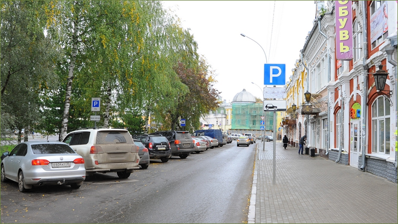  На проспекте Победы в Вологде изменится расположение парковочных мест