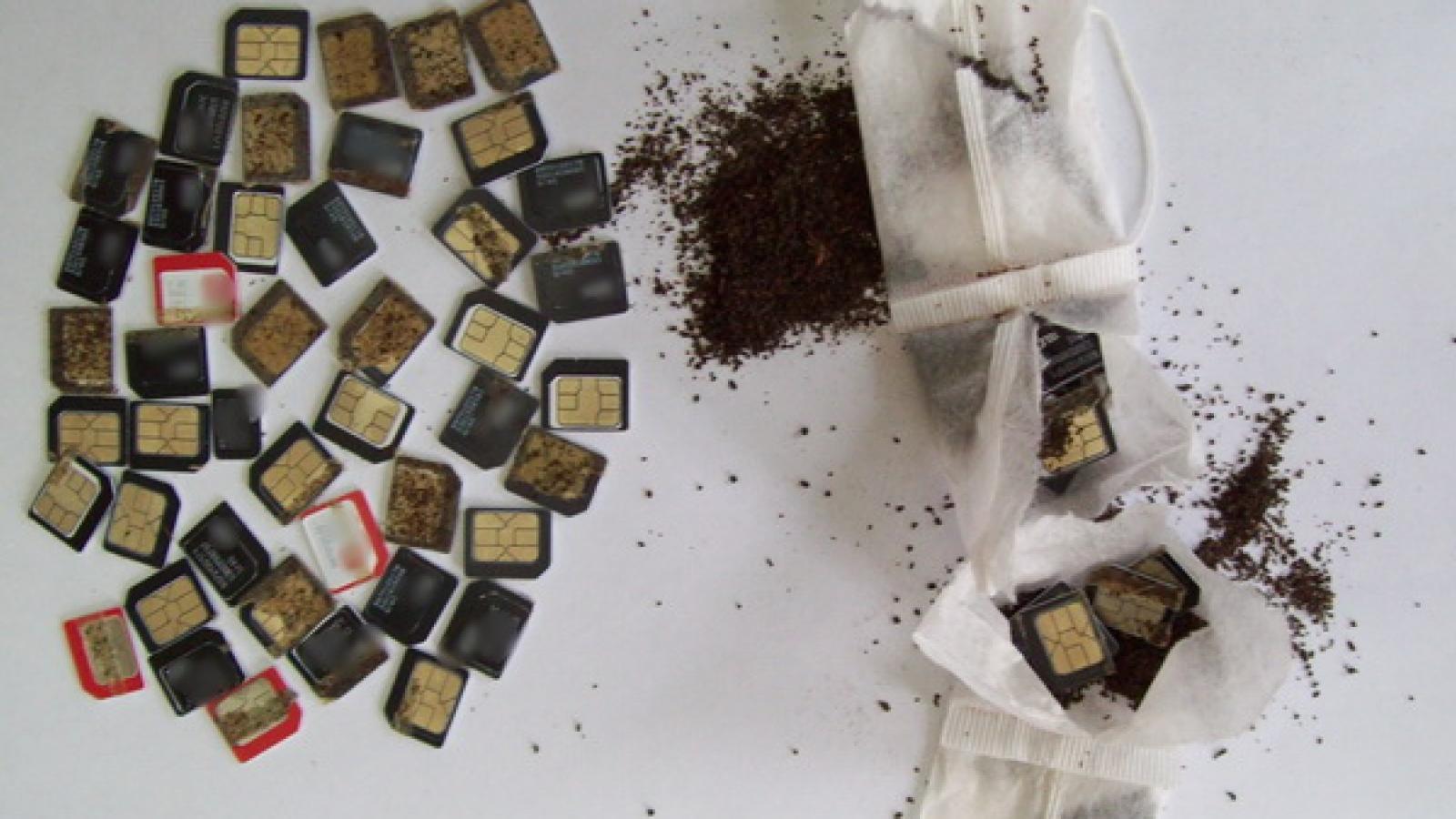 В шекснинской колонии изъяли 55 сим-карт из чайных пакетиков