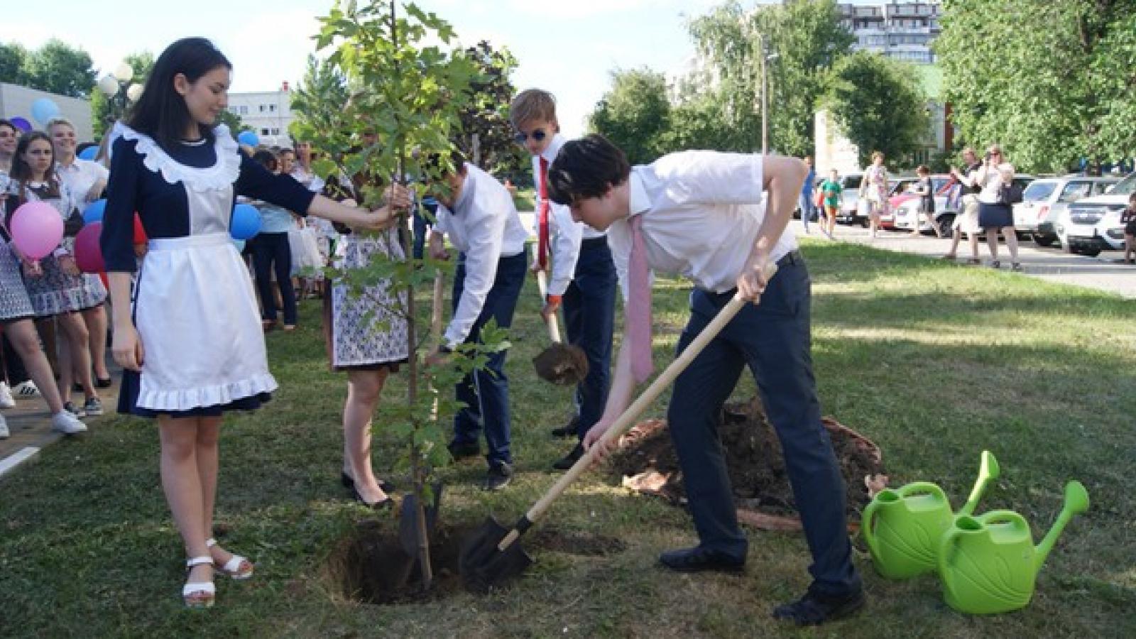 Мэр Вологды предложил выпускникам сажать деревья